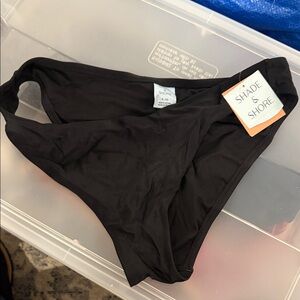 Shade & Shore Classic Black Swim Bottom